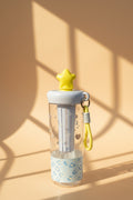 Kids Leopard Print Water Bottle – Freeze Stick & Duck Topper