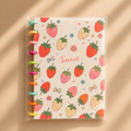 Sweet Strawberry Disc-Bound Notebook with rainbow rings