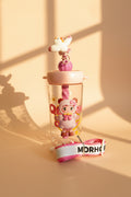 Morhope Kids Water Bottle with Lanyard Strap – Character Print Bottle