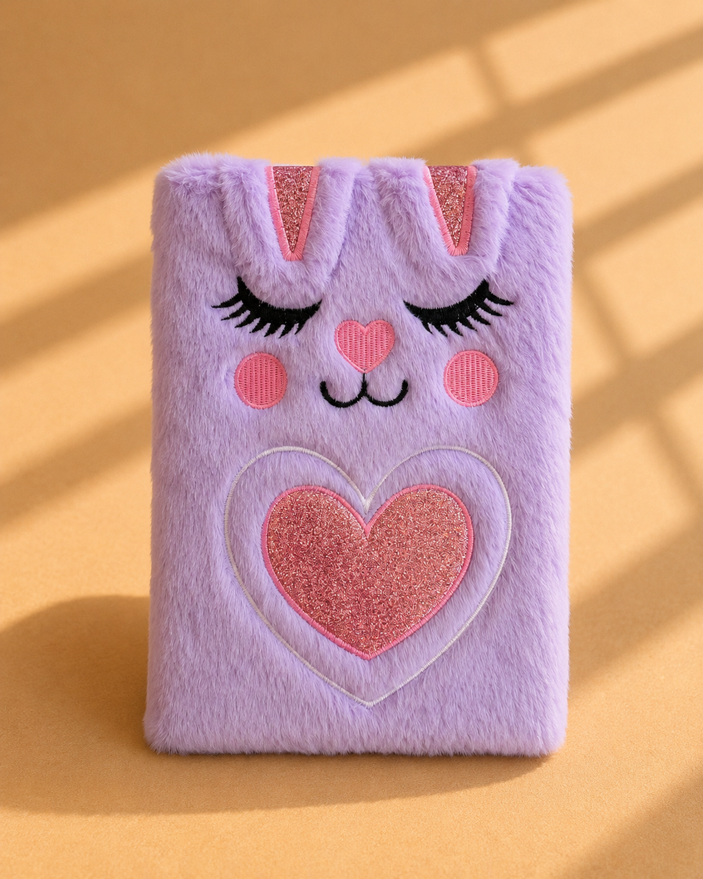 Bunny Plush Notebook – Cute Fluffy Journal for Girls
