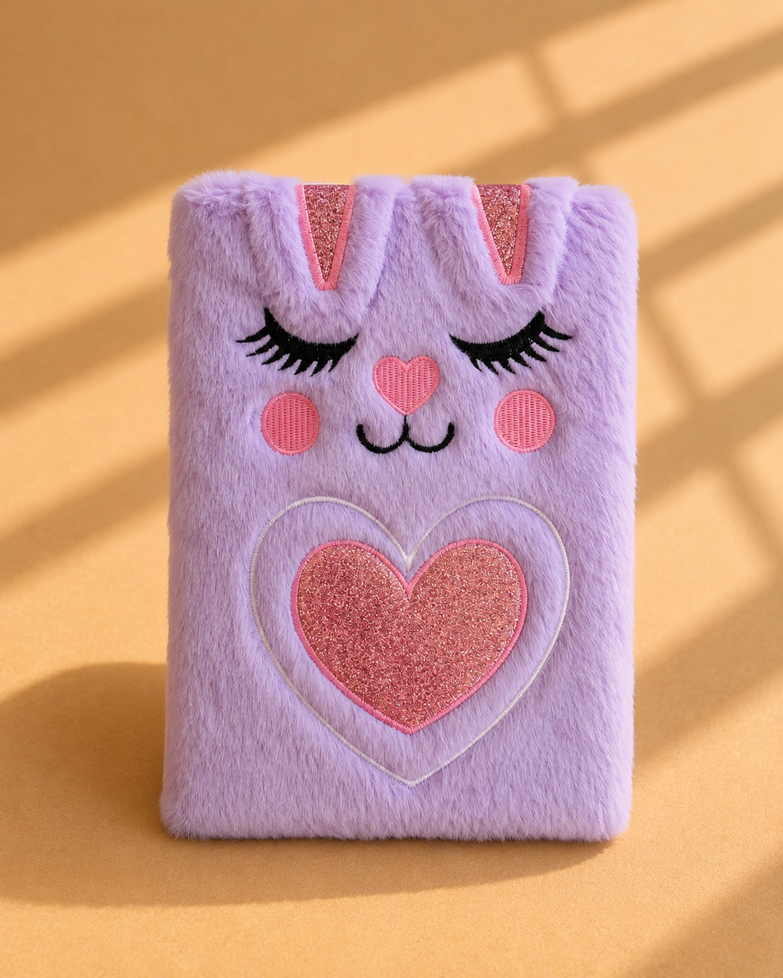 Bunny Plush Notebook – Cute Fluffy Journal for Girls