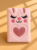 Bunny Plush Notebook – Cute Fluffy Journal for Girls