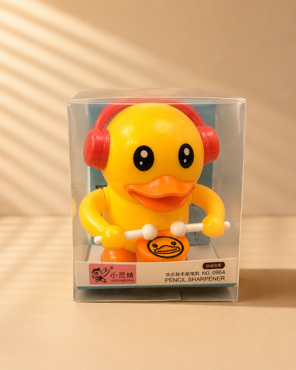 Duck Drummer Pencil Sharpener – Cute Character Sharpener