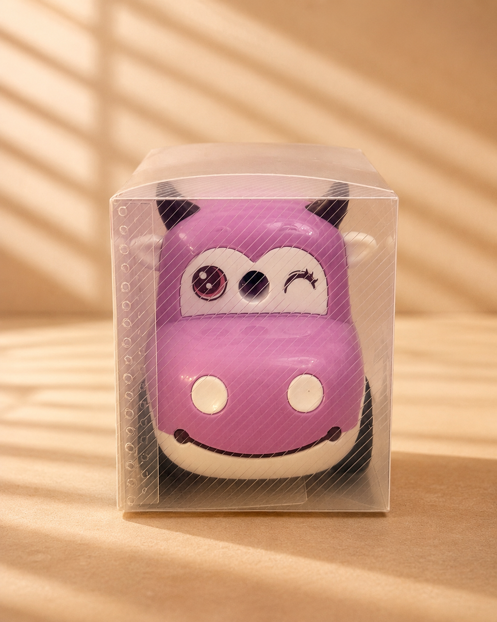 Cow Car Pencil Sharpener – Cute Kids Sharpener | Blue & Pink