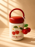 Jam Bear Diller Cherry Insulated mug Cups – Cute Thermos with Cherry Charm