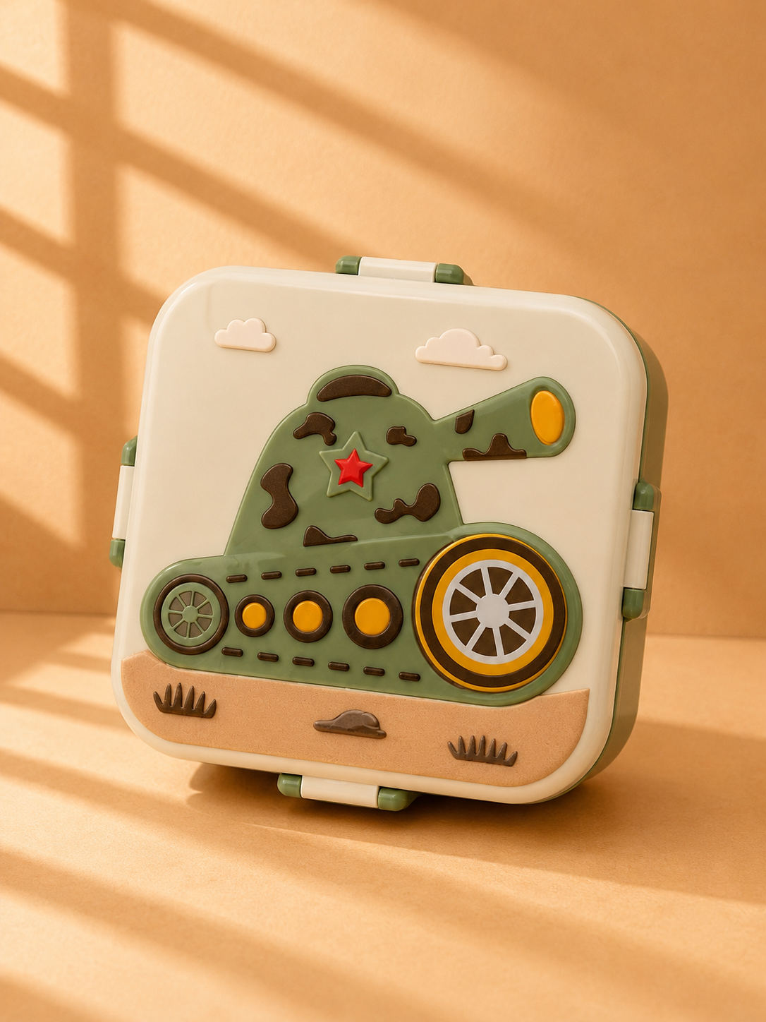 Tank Kids Lunch Box – Boys Military Cartoon Bento Box