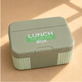 Compact Lunch Box with Built-In Cutlery