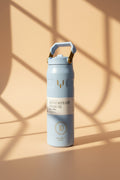 Stanley x Messi FlowState Bottle 24oz – light blue side view