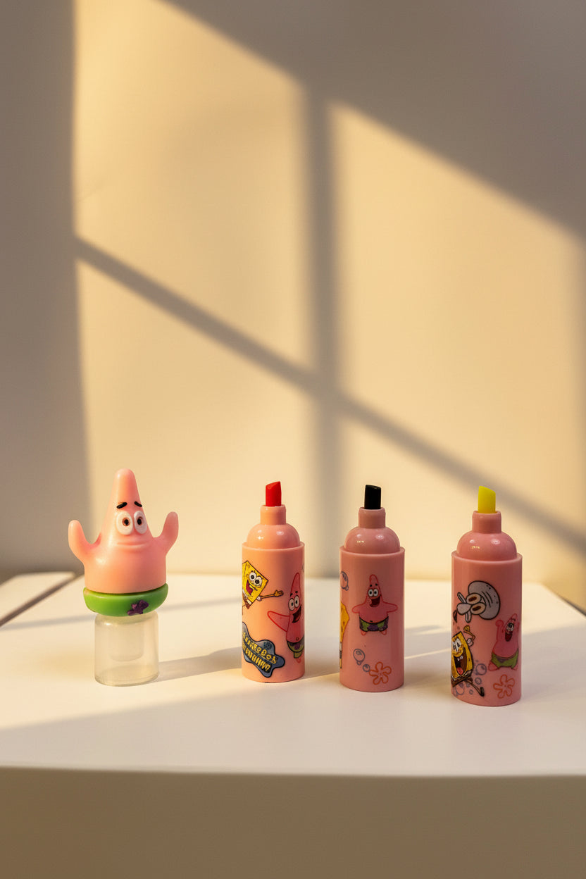 Patrick 3-in-1 Highlighter Set – side view of 3 mini highlighters