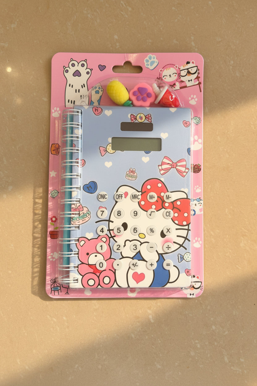 Spider-Man Calculator Notebook – back view