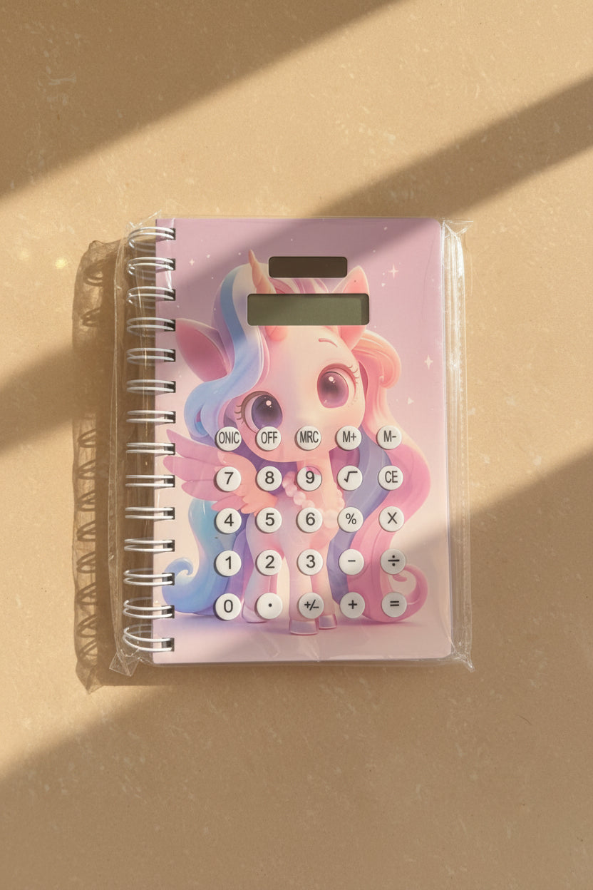 Unicorn Calculator Notebook – variant